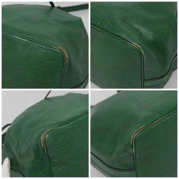 LOUIS VUITTON Epi Petit Noe Shoulder Bag Green M44104 LV Auth 127973 - Picture 14 of 16